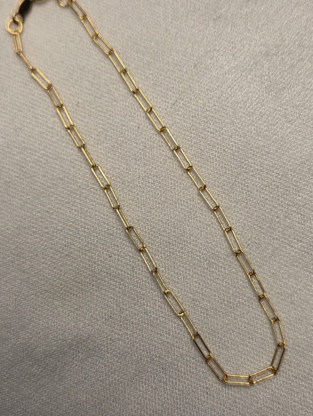 14k Gold Filled 2mm Paperclip Link Bracelet